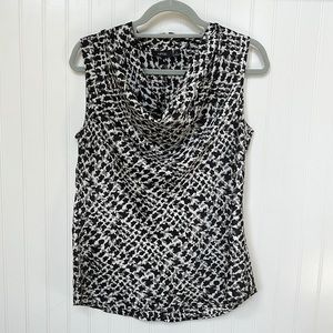 Apt 9 Draped neck sleeveless blouse